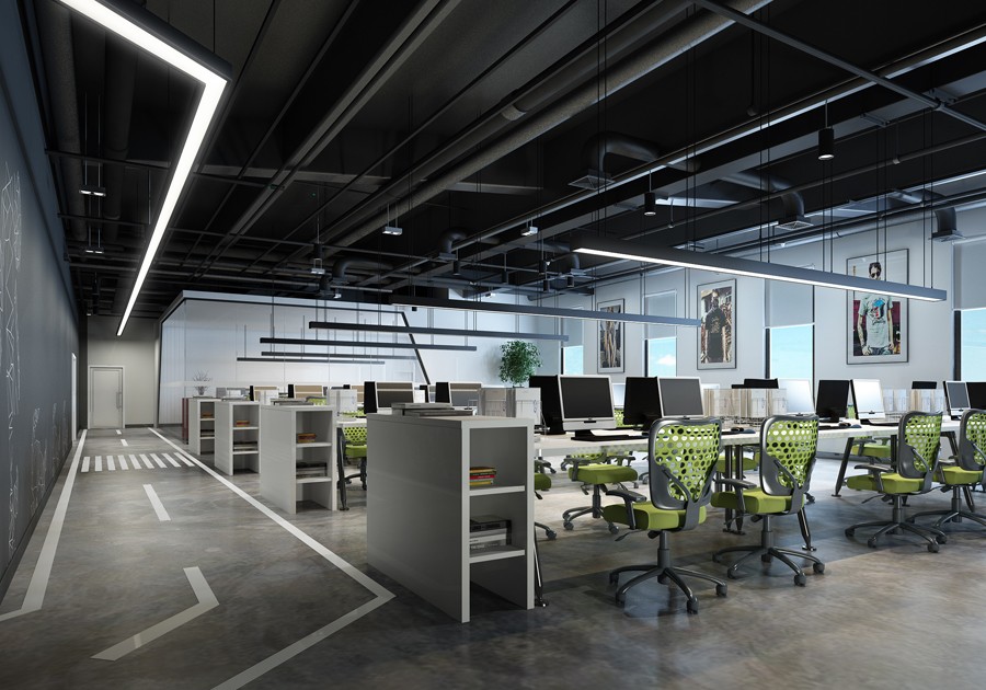 浦东金桥外贸公司办公室——现代简约风格的空间设计-5