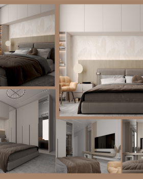 shop drawing for master bed room