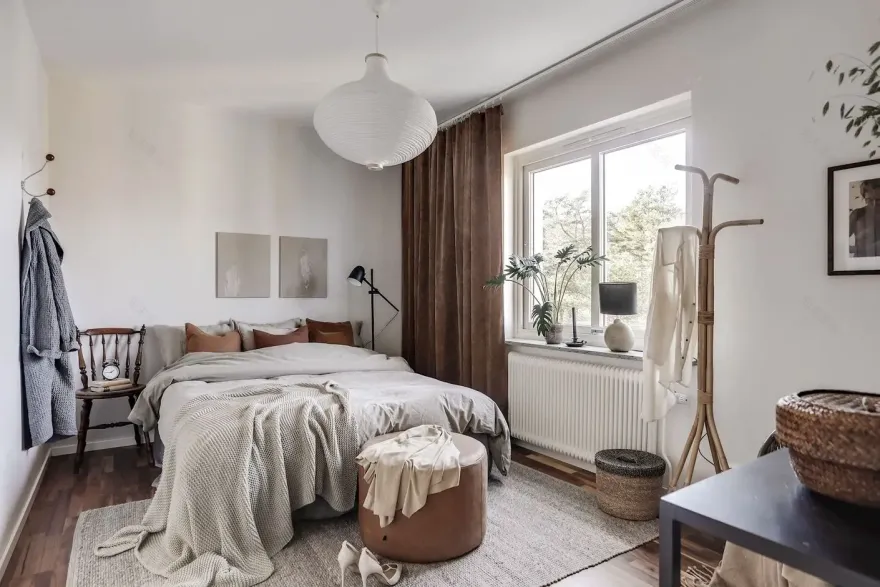 自然装饰之美 | 瑞典 25 平米公寓设计-9