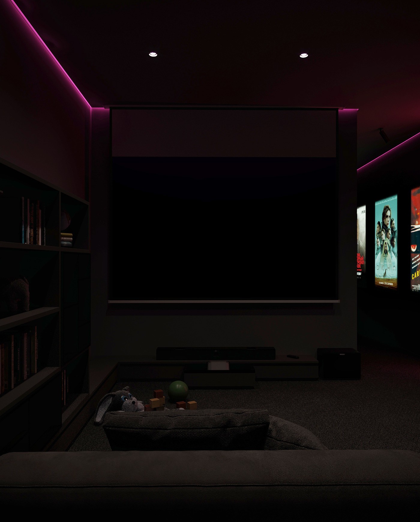 255平，大户型黑色简约系-37