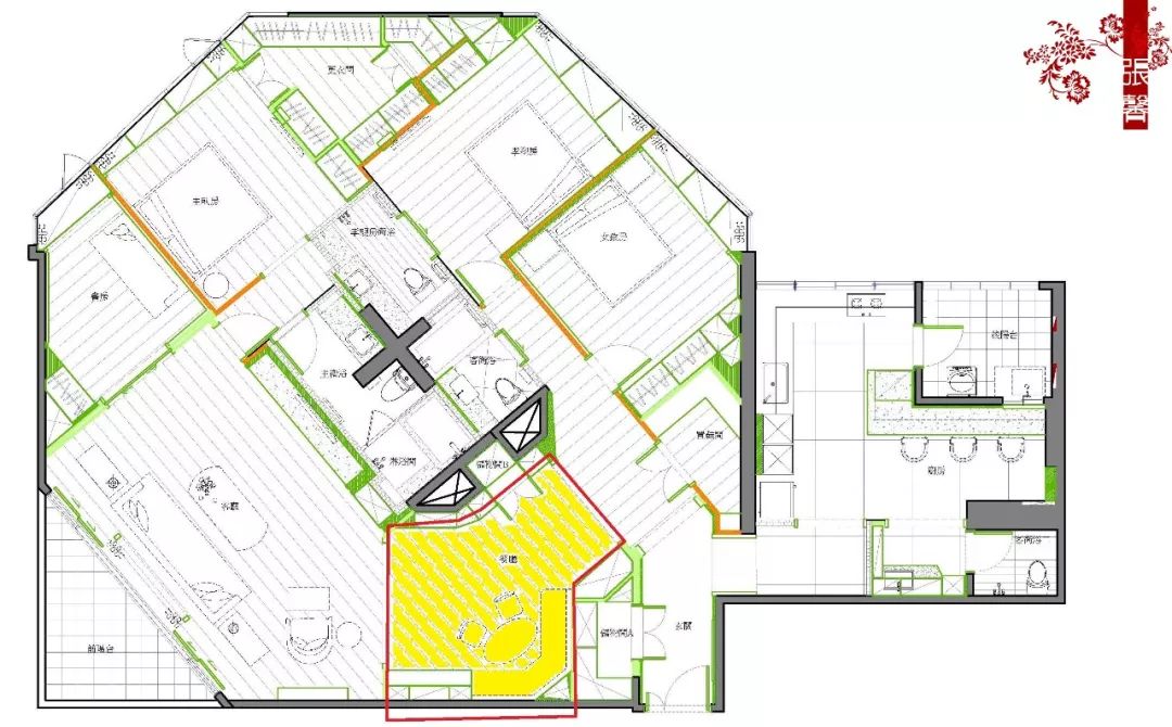 【空间故事】30年老屋，钻石格局的美式典雅-10
