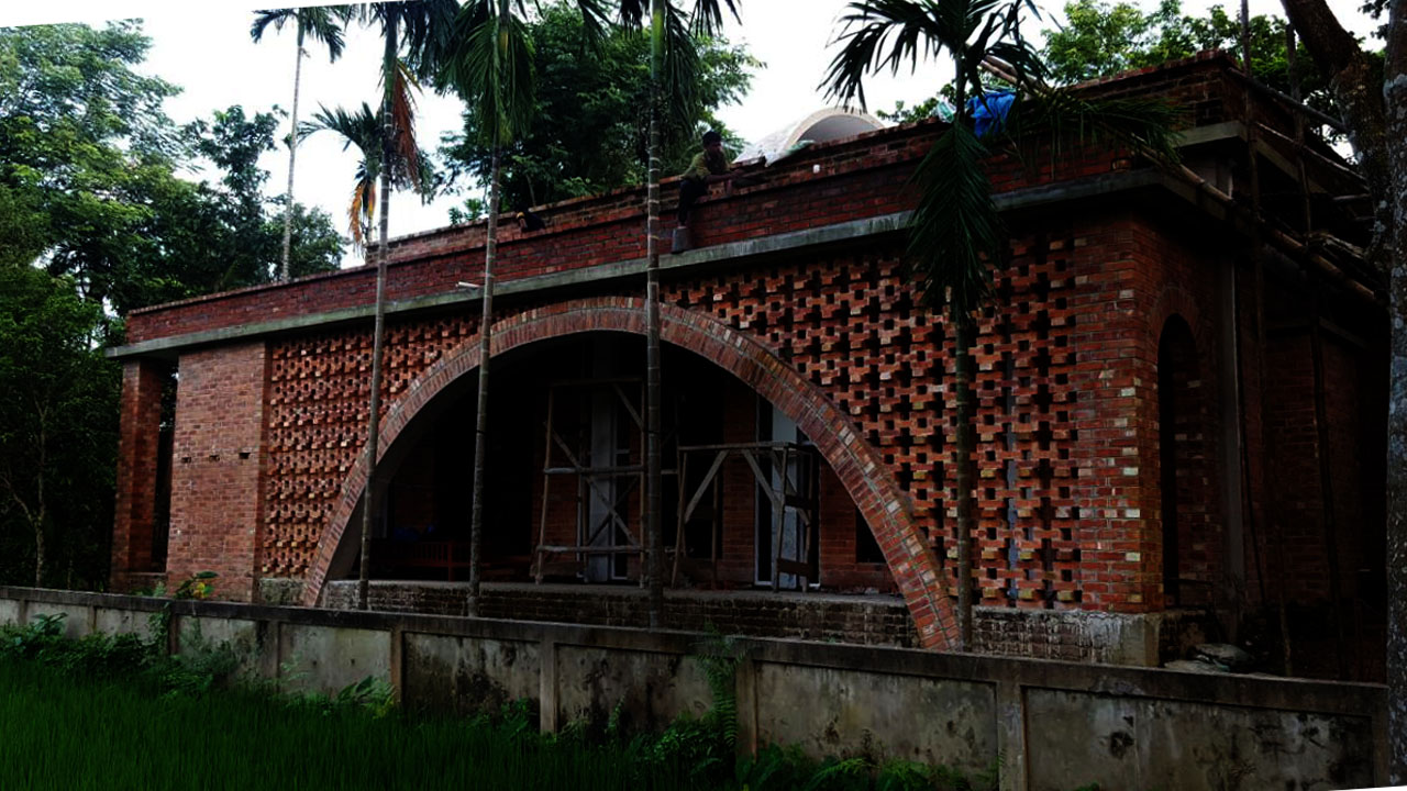 孟加拉国 Teradol 社区清真寺 传统与现代融合-16