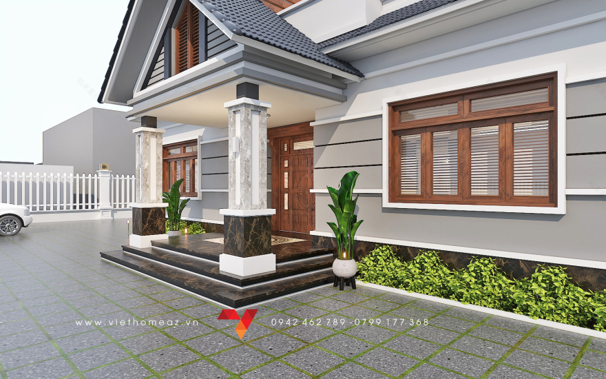 河内市巴维街房屋设计丨Kiến Trúc – Nội Thất VietHome-14