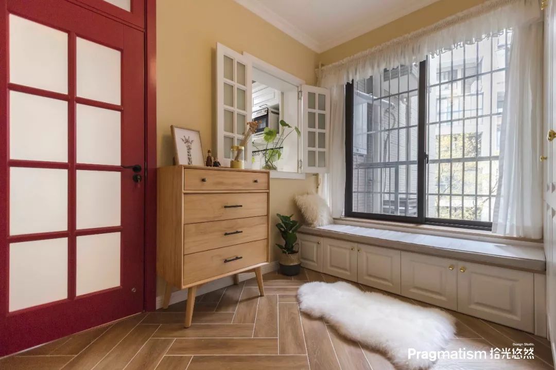 成都 160㎡美式北欧风私宅设计，色彩斑斓的温馨空间-21