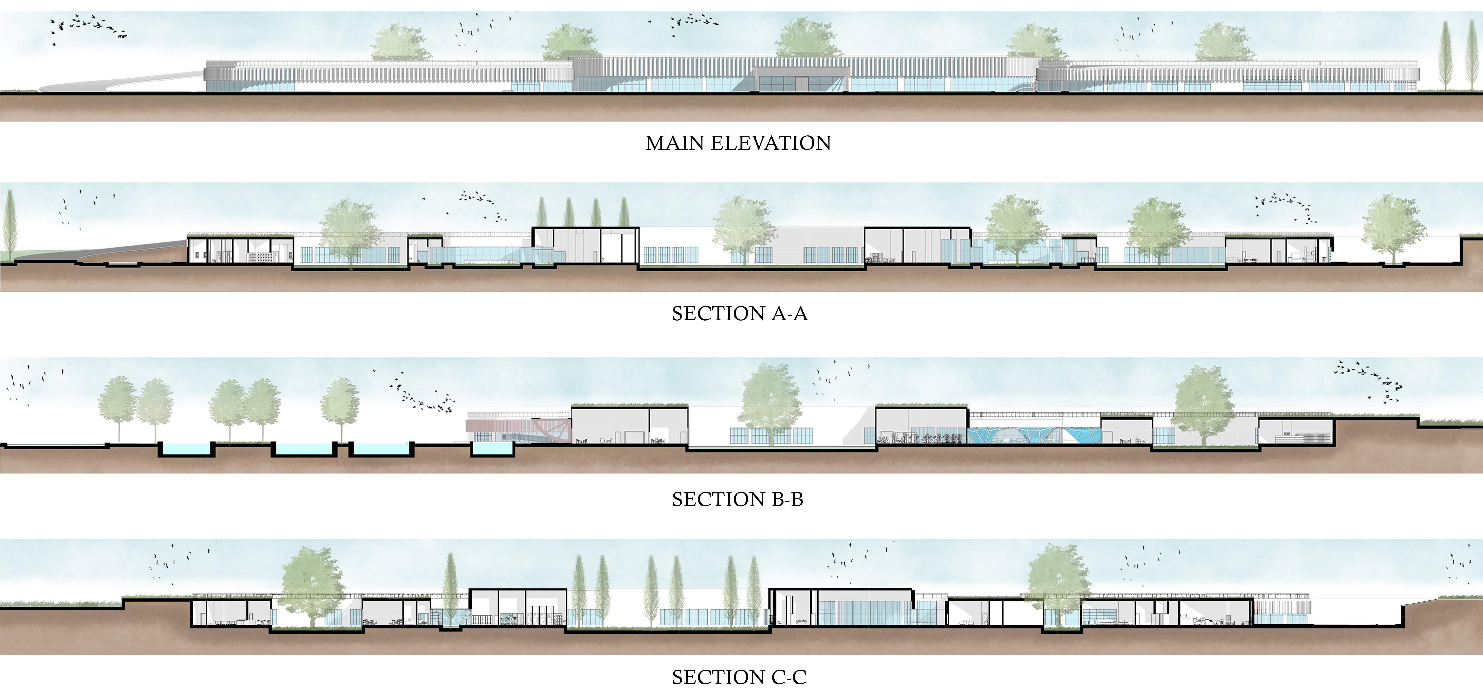 生态乡村度假村（生态理疗康复中心毕业设计项目）丨埃及丨亚历山大大学美术学院建筑系-29