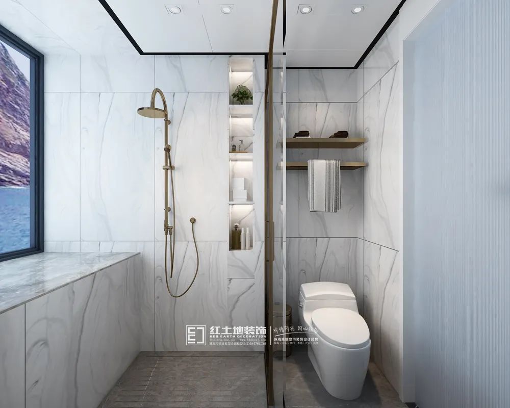 现代轻奢海景大平层,打造优雅魔力空间-41