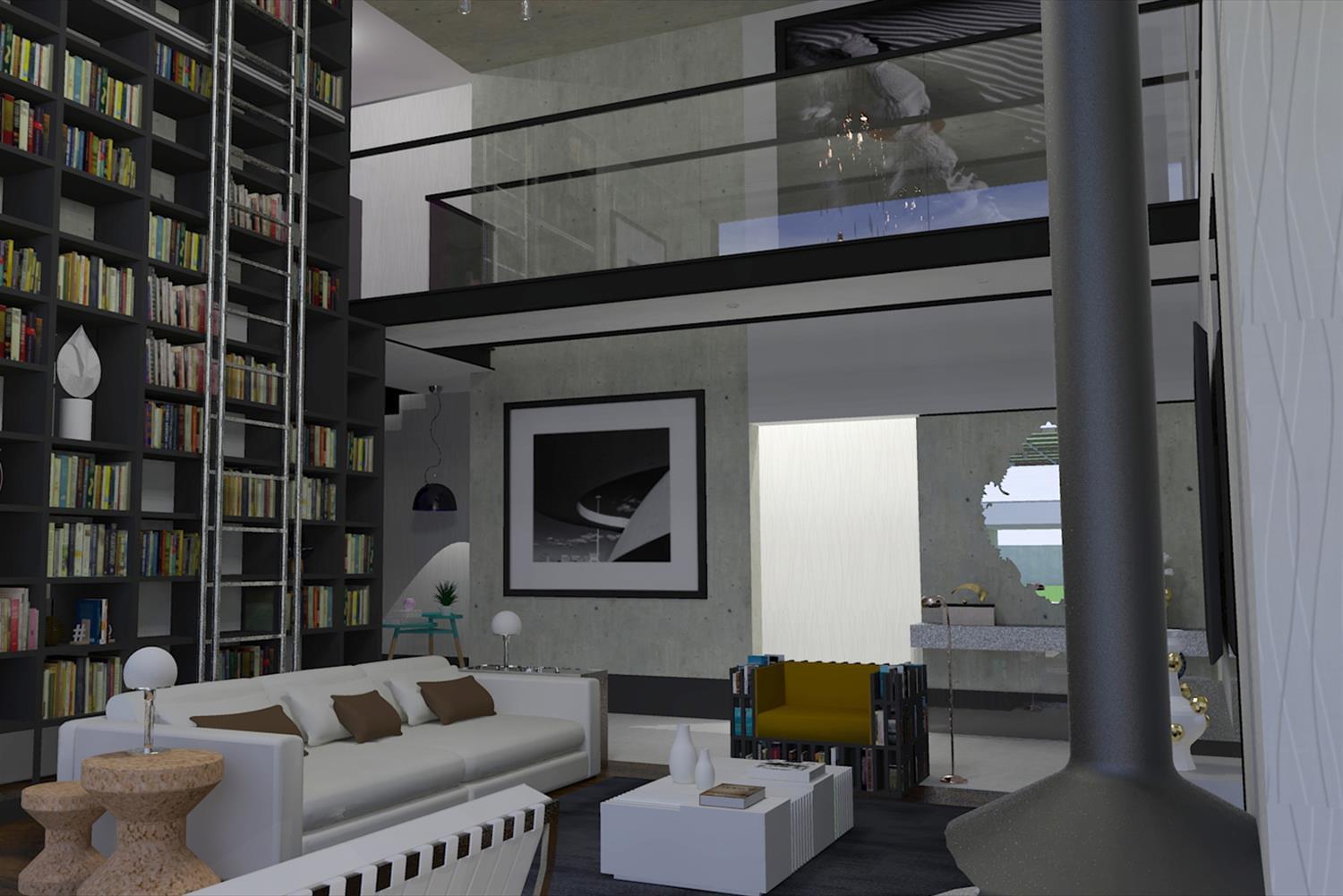 巴西 E.D01 住宅 | 封闭式设计打造安全舒适居住空间-3