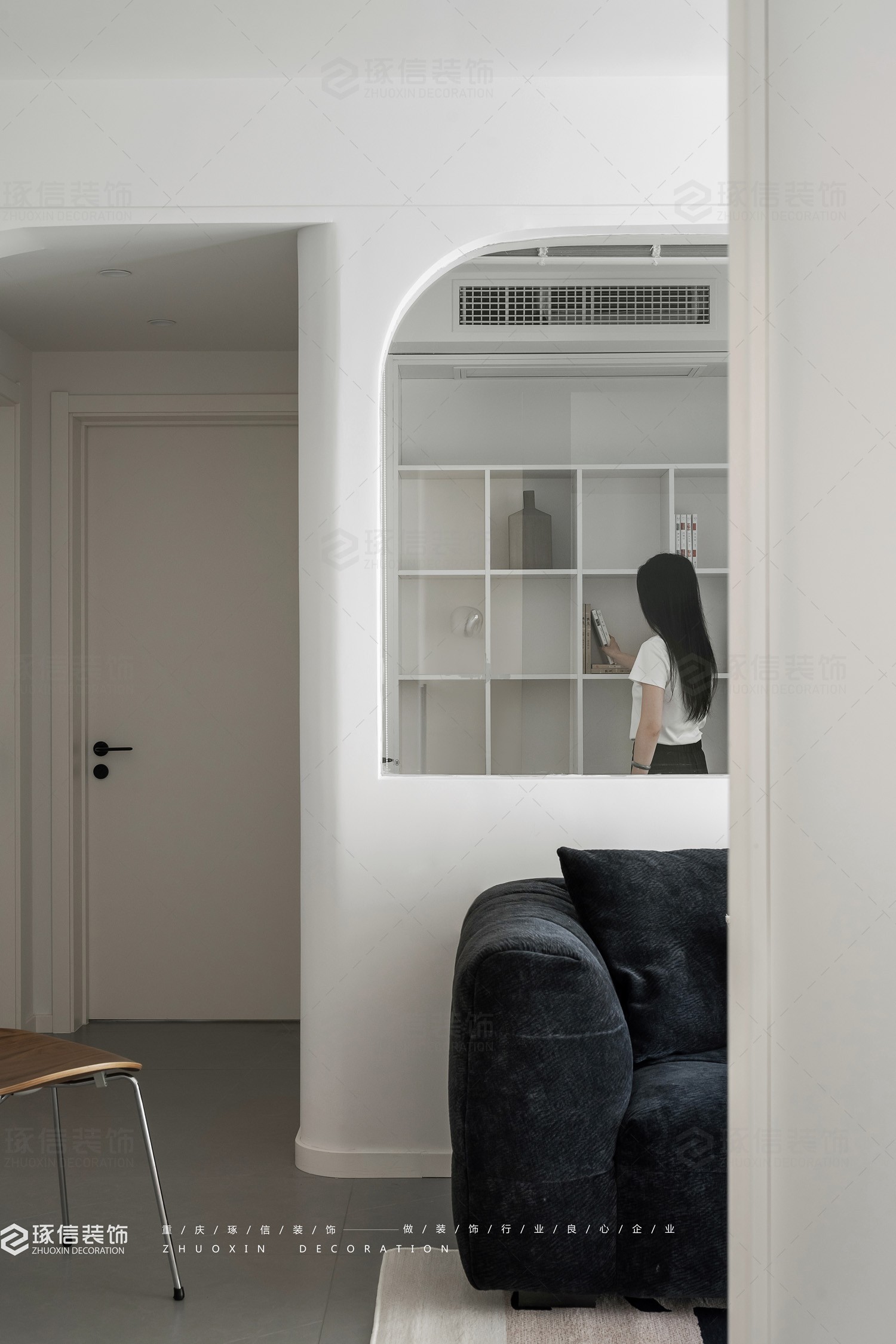 包豪斯混搭酷现代空间丨琢信装饰-21