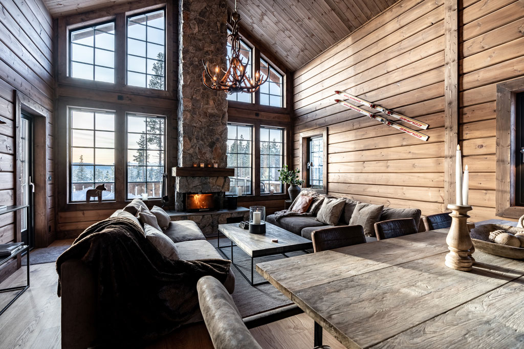 瑞典滑雪度假村的极简主义 Scandinavian chalet-7