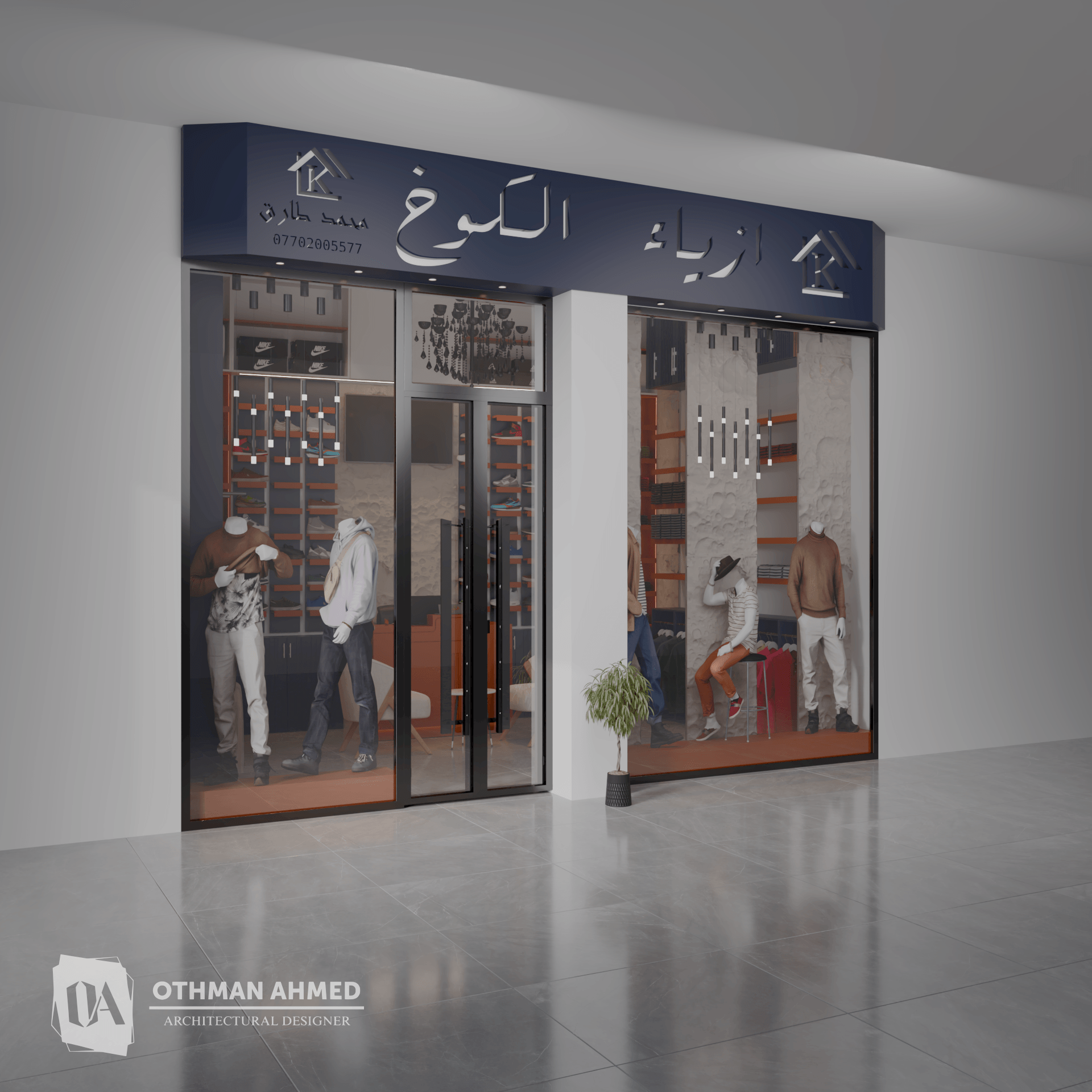 Stylish interior with organized displays and shelves-8