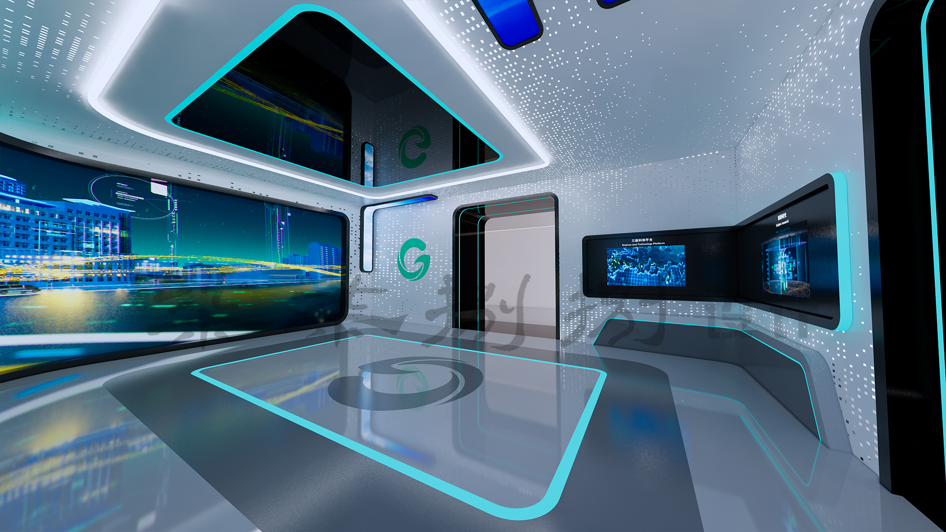 中国绿发总部大堂改造设计  前期方案-8