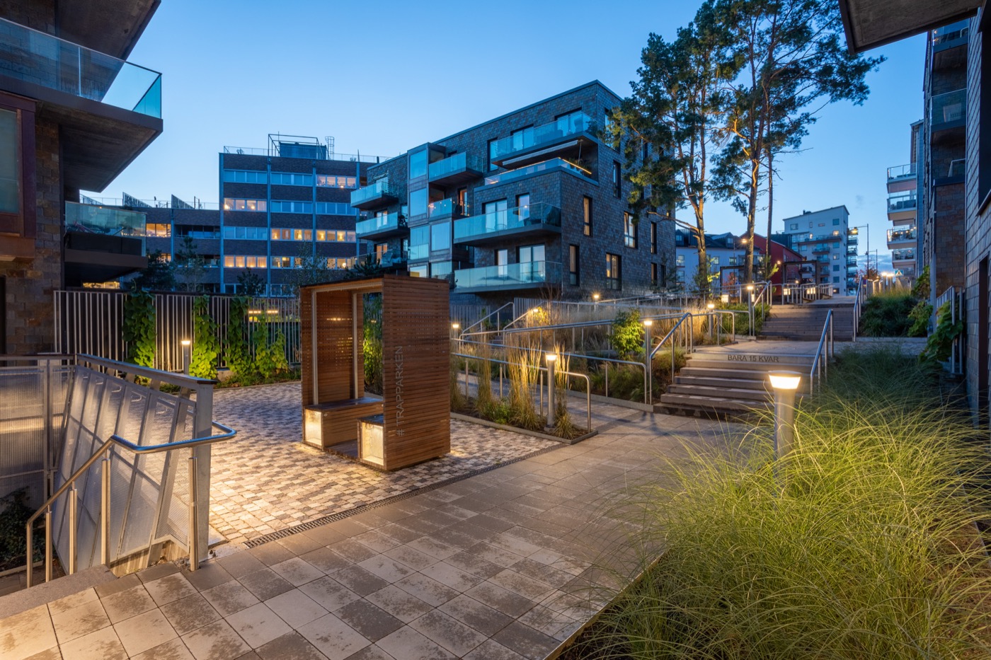 斯德哥尔摩 Trapparken 楼梯公园丨瑞典斯德哥尔摩丨Tengbom-19