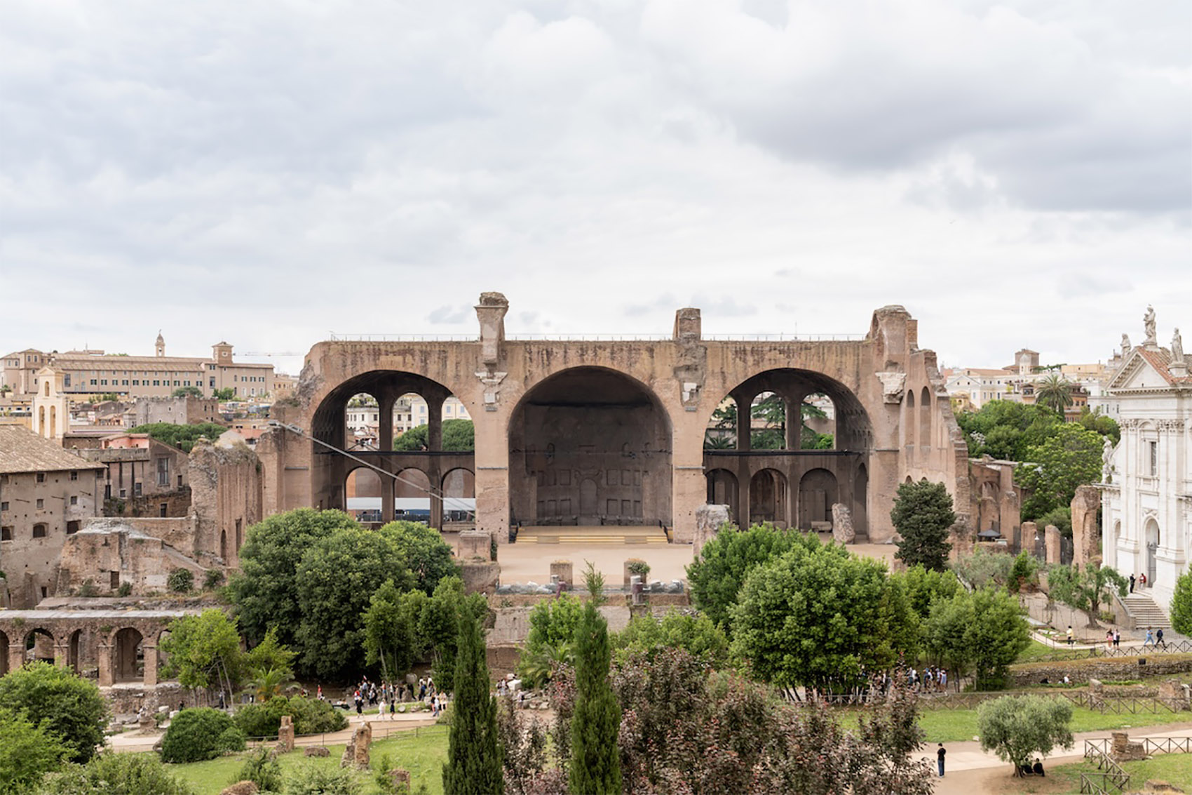 马克森提乌斯大教堂参观路线改造与新舞台丨意大利罗马-11