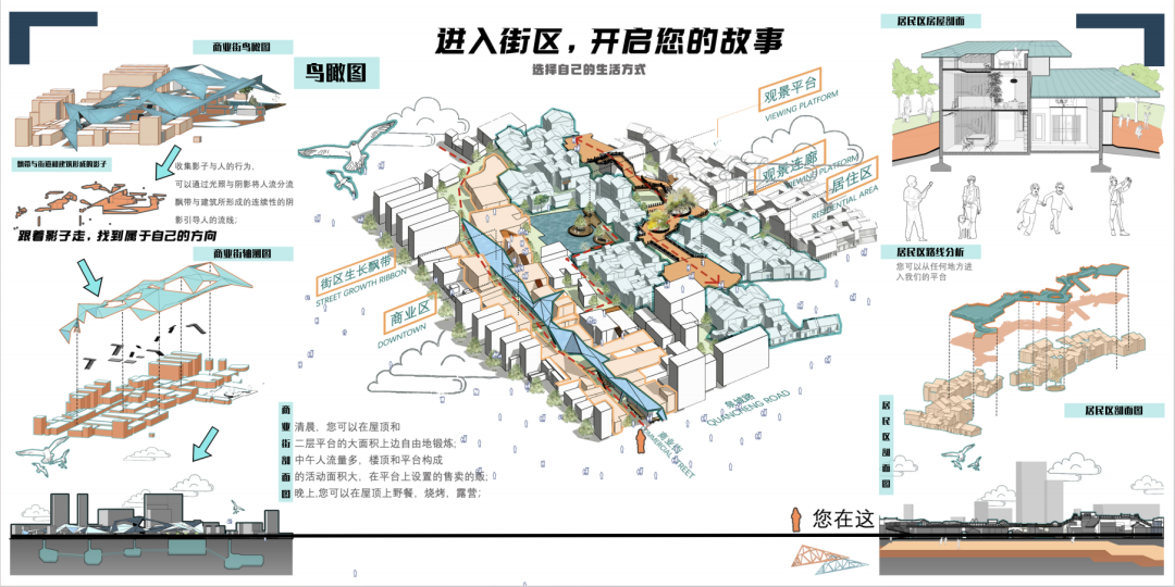 公共空间设计课程-商业街丨中国济南丨山东艺术学院-0