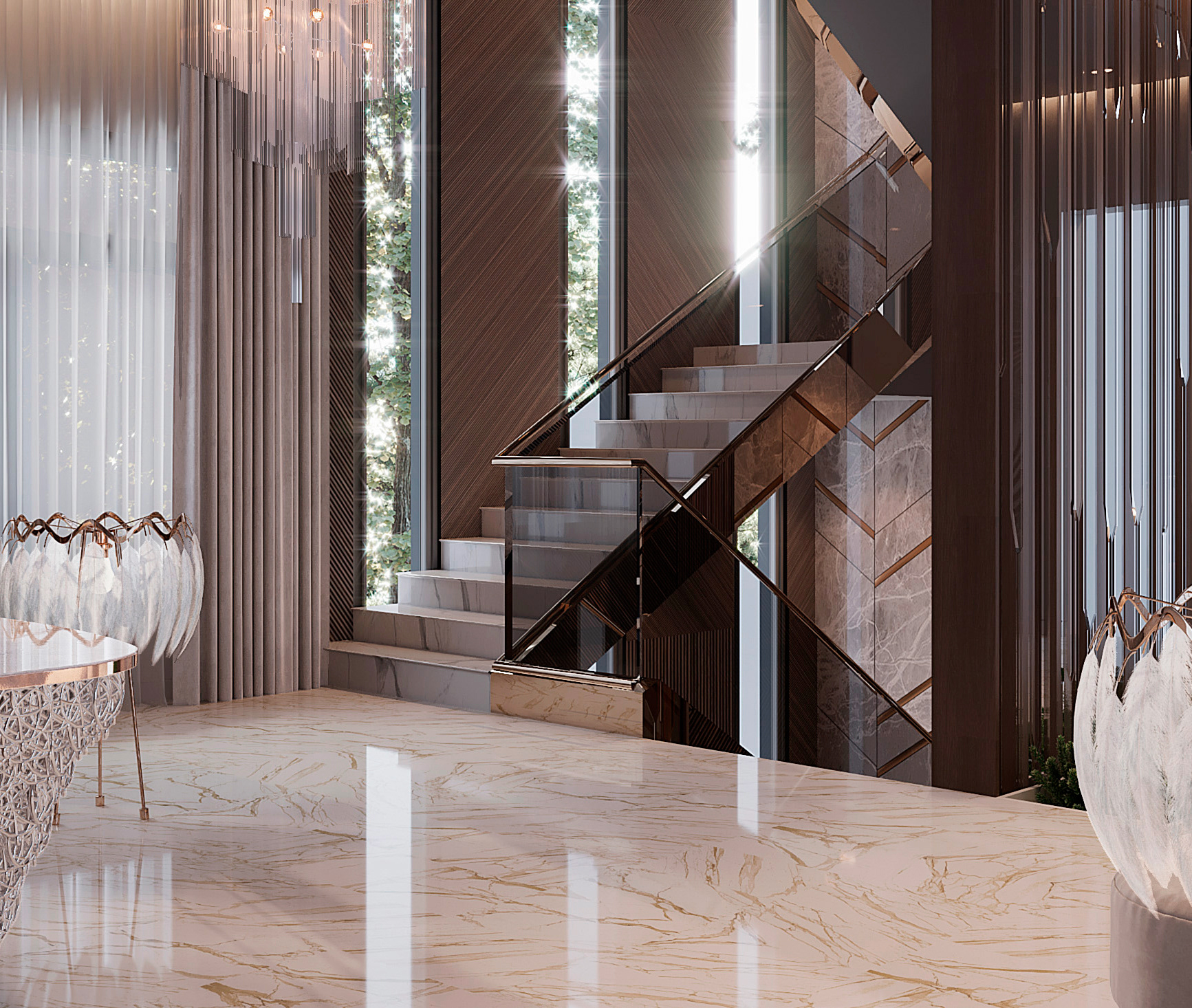 豪华楼梯丨Mohammed Yossef-19