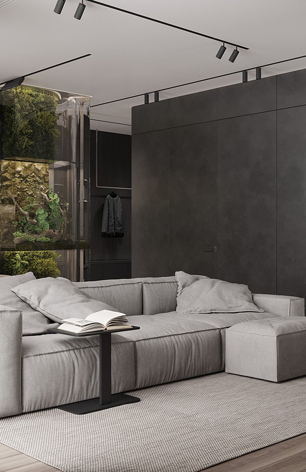 高级灰色系公寓设计 超舒适-6