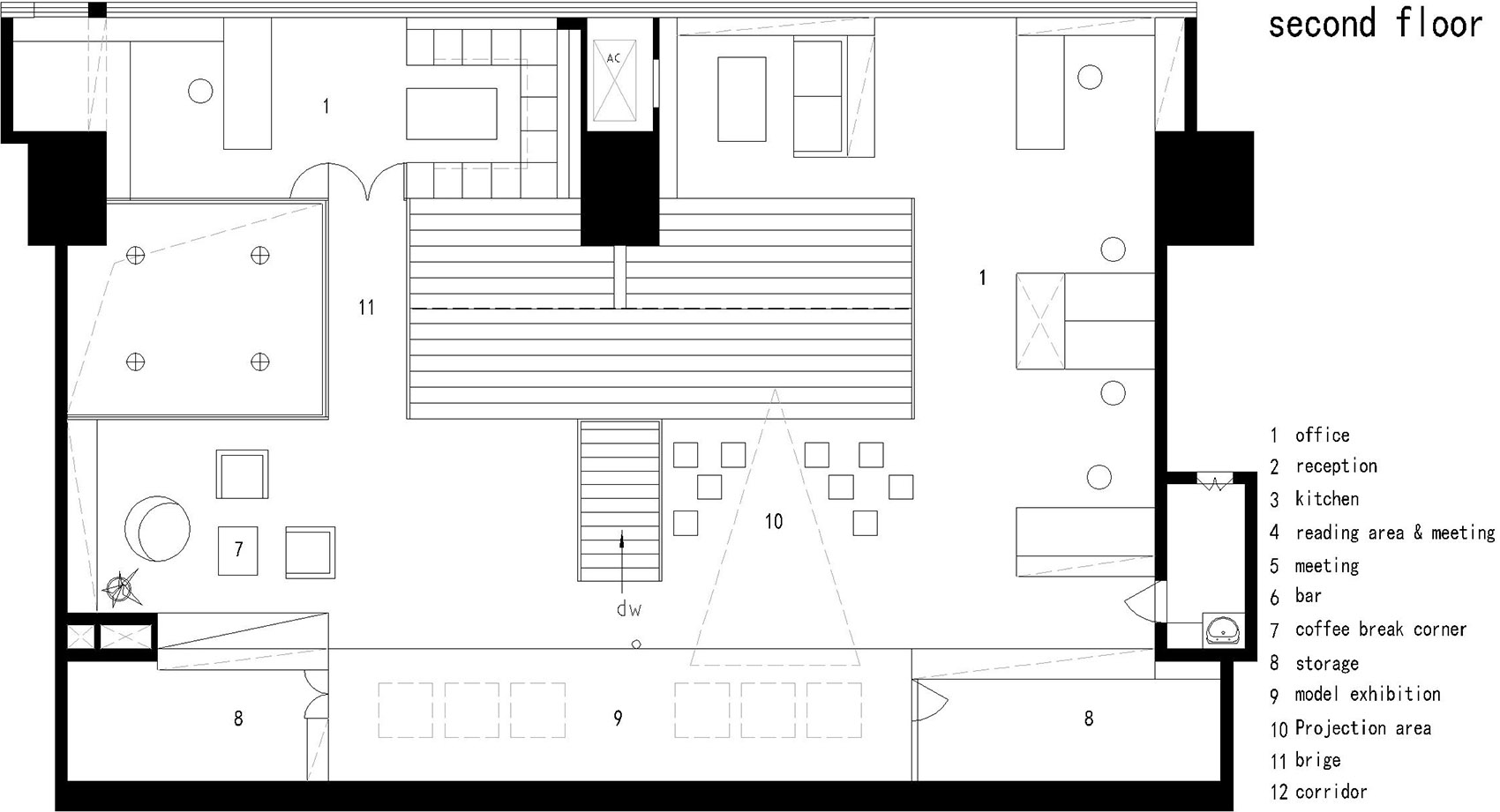有台阶的屋顶,成都金融中心中的温馨办公室 / 合什建筑设计工作室 -35