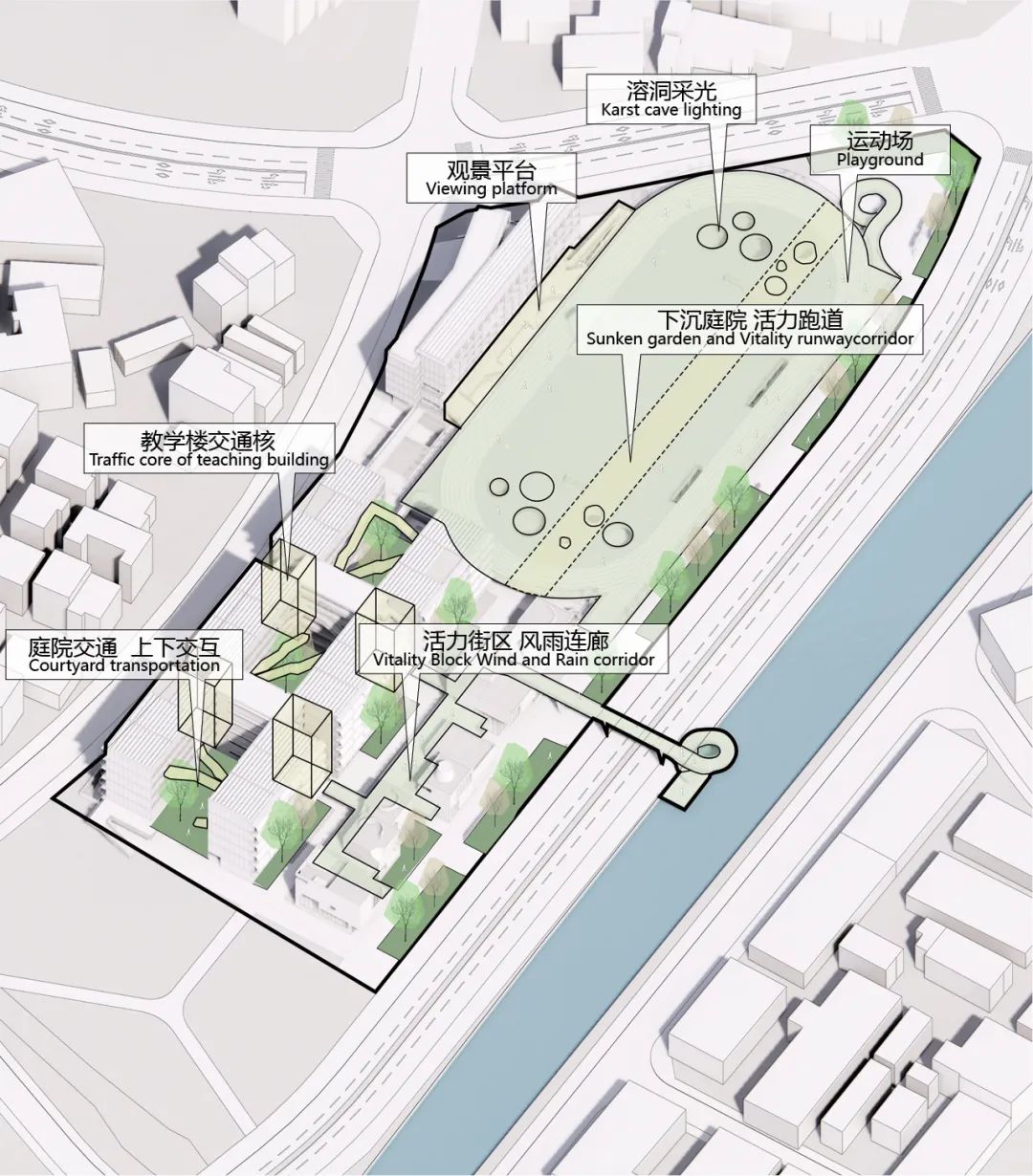 深圳松岗街道松岗商业中心城市更新九年一贯制学校项目丨中国深圳丨立方设计-14