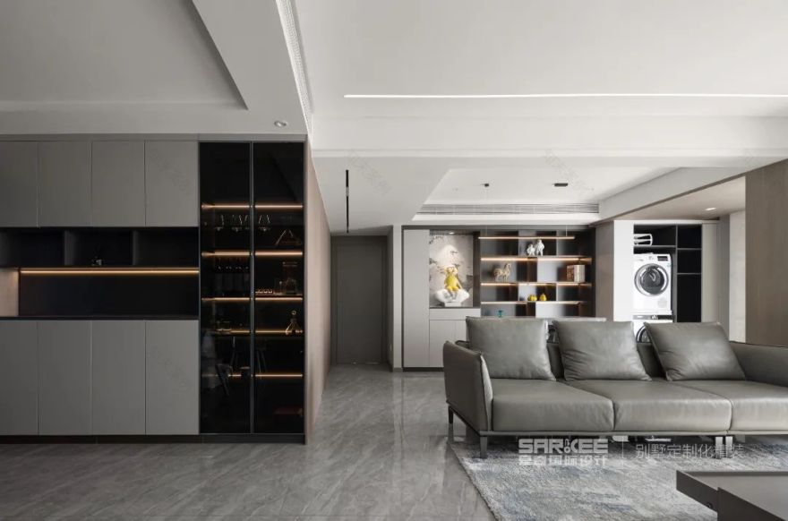 现代极简风精装房改造 · 时代城 130㎡优雅舒适家居设计丨无锡夏奇国际设计-31