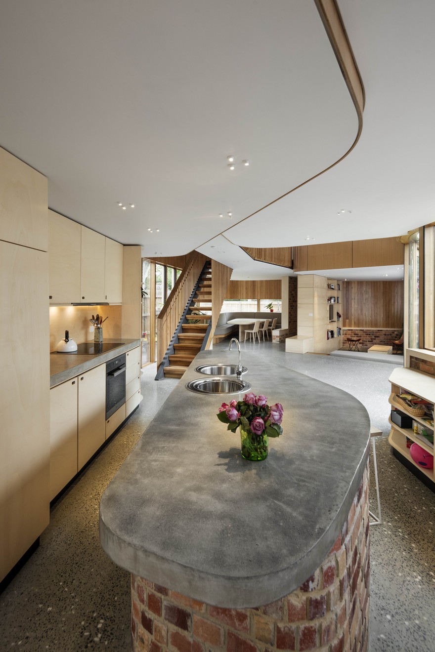 True North House Features a Unconventional Zig-Zag Metal Facade-18