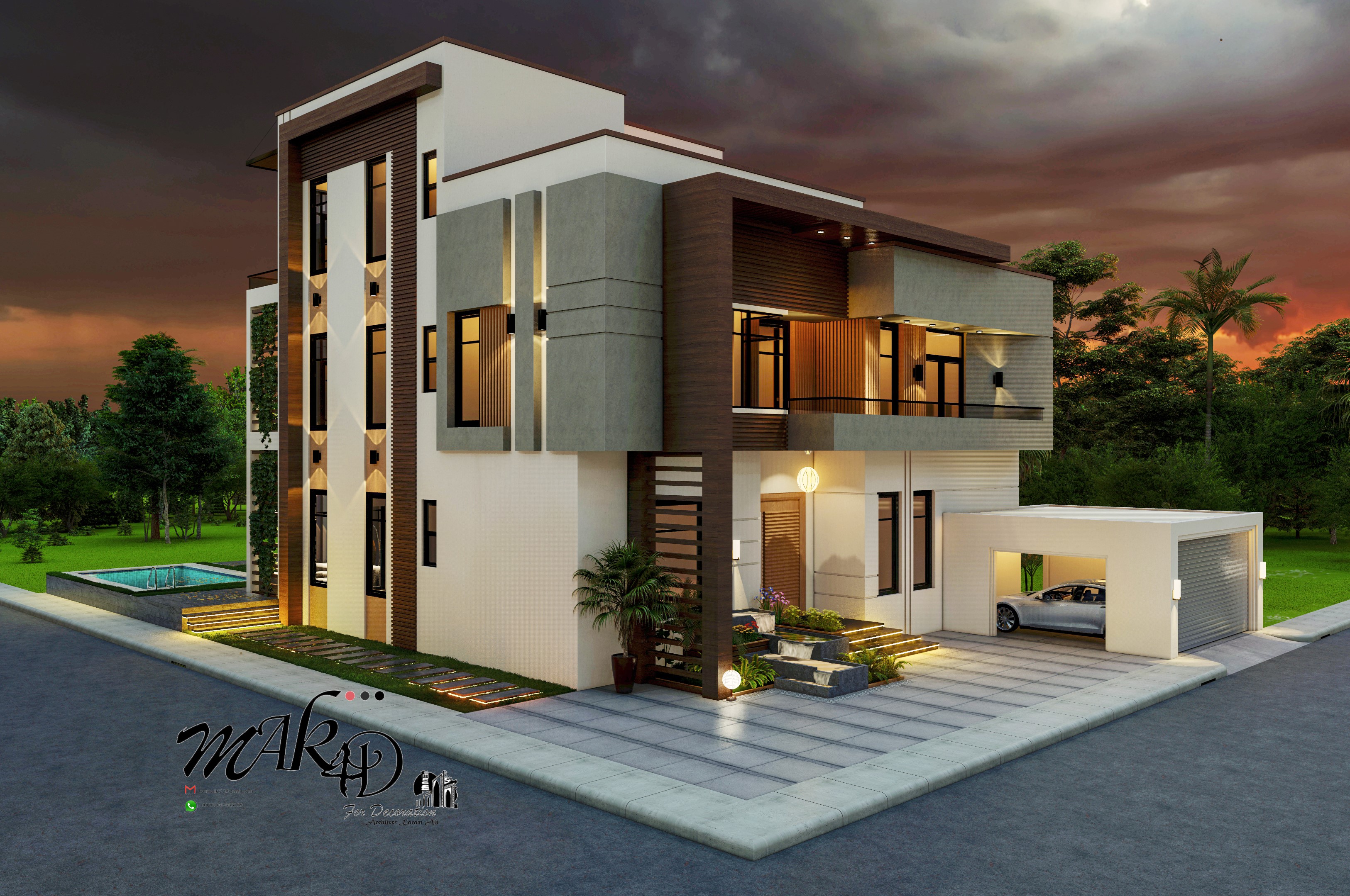 THREE-STOREY HOUSE , KSA JEDDAH-15