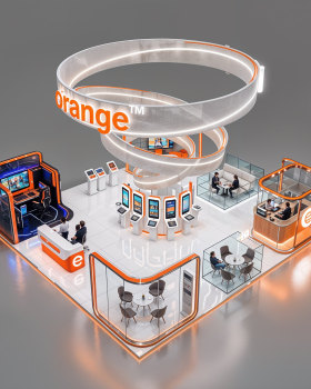 Orange ICT Concept by AI
