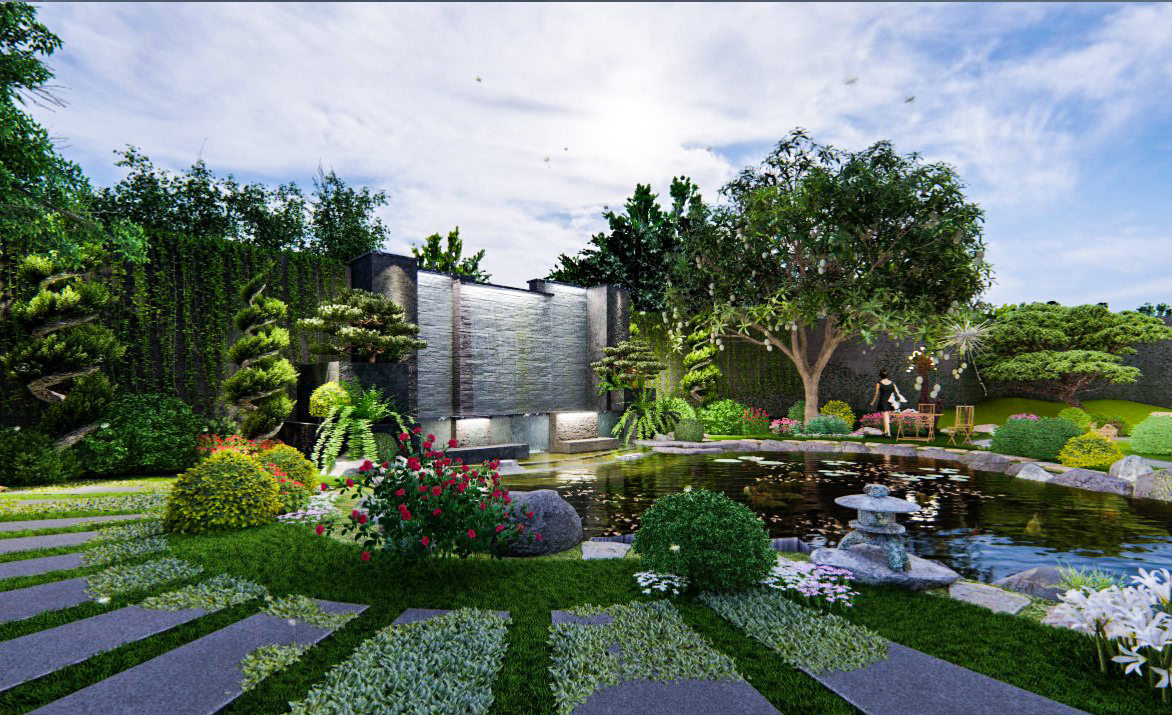 LANSCAPE DESIGN - VILLAS SONG CONG - THAI NGUYEN-2