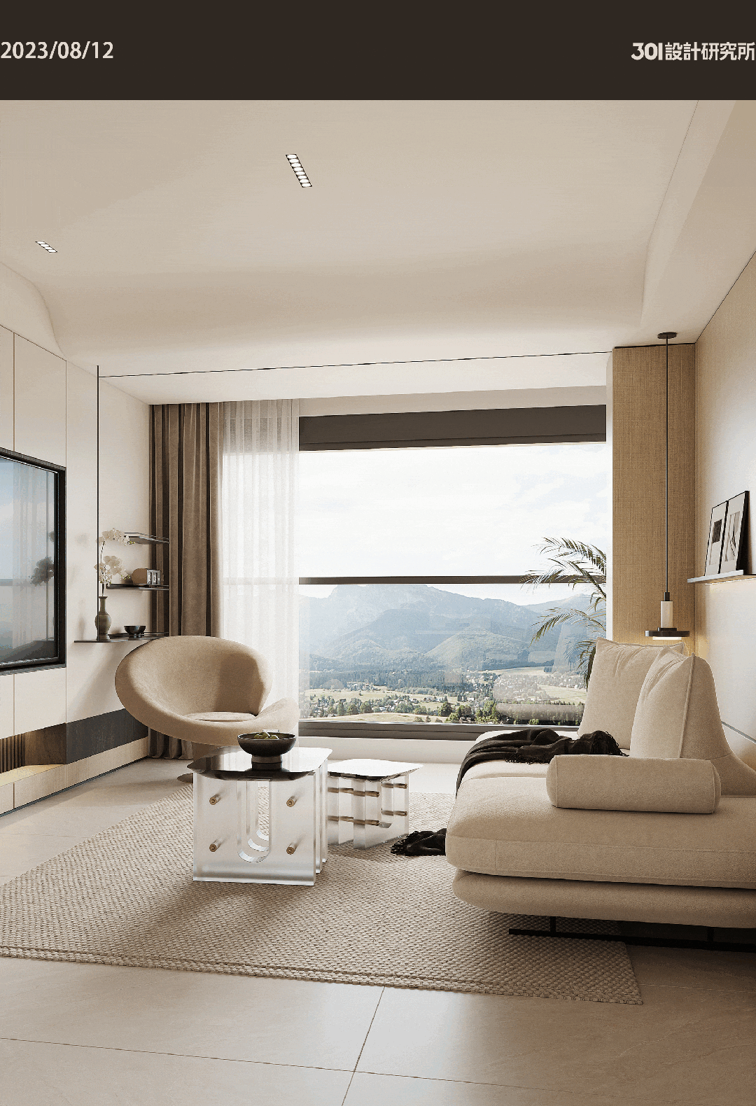 广州东风广场现代简约平层住宅丨中国广州丨301 设计研究所-0