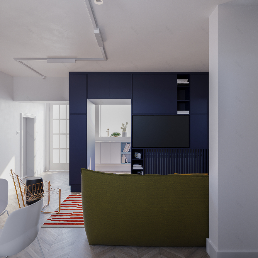 年轻女性活力公寓改造-12