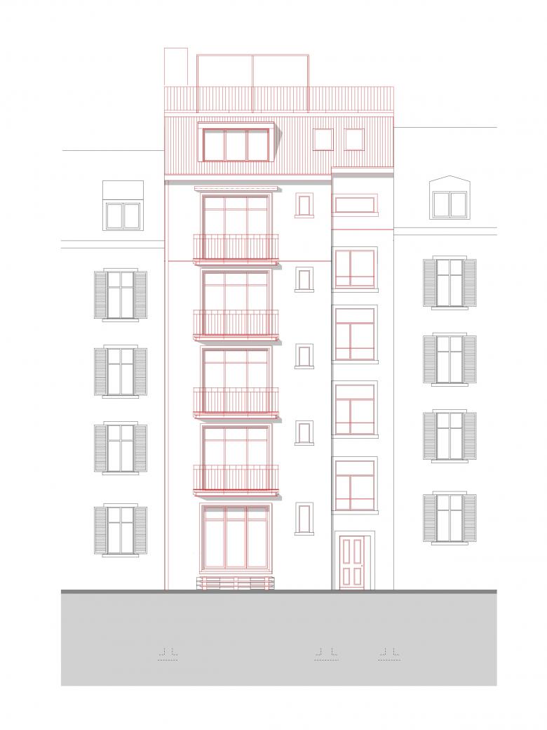 Beat Nievergelt丨Umbau und Aufstockung MFH Zwinglistrasse 18丨瑞士-20
