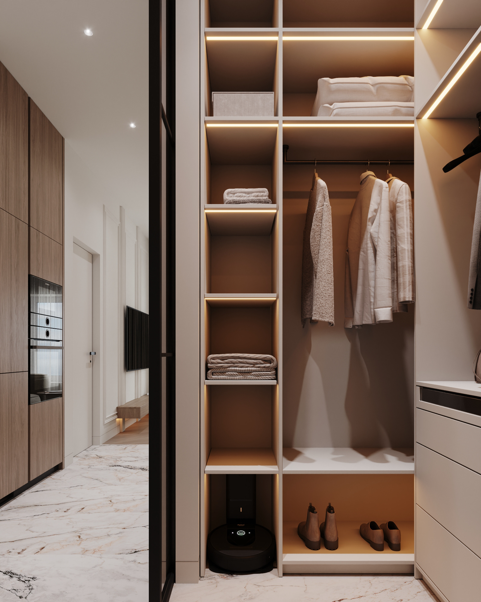 新古典主义公寓丨波兰华沙丨Bodes studio-14