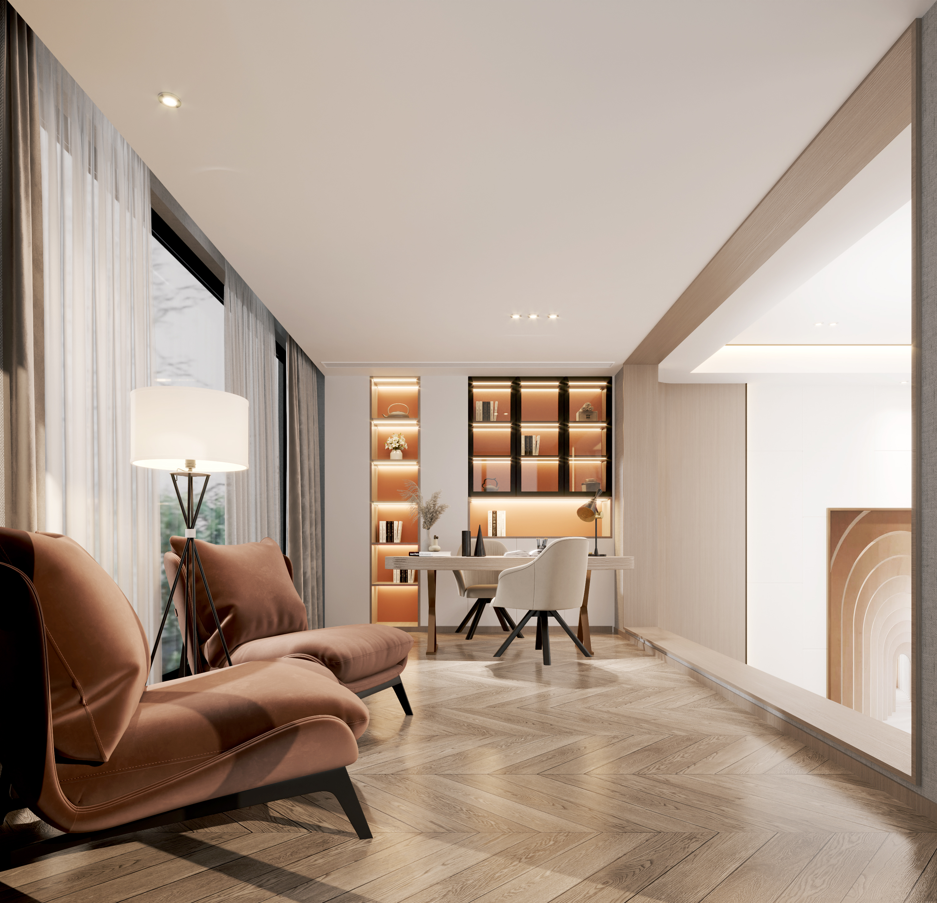 重庆现代跃层公寓 | LQL 设计展现空间魅力-17