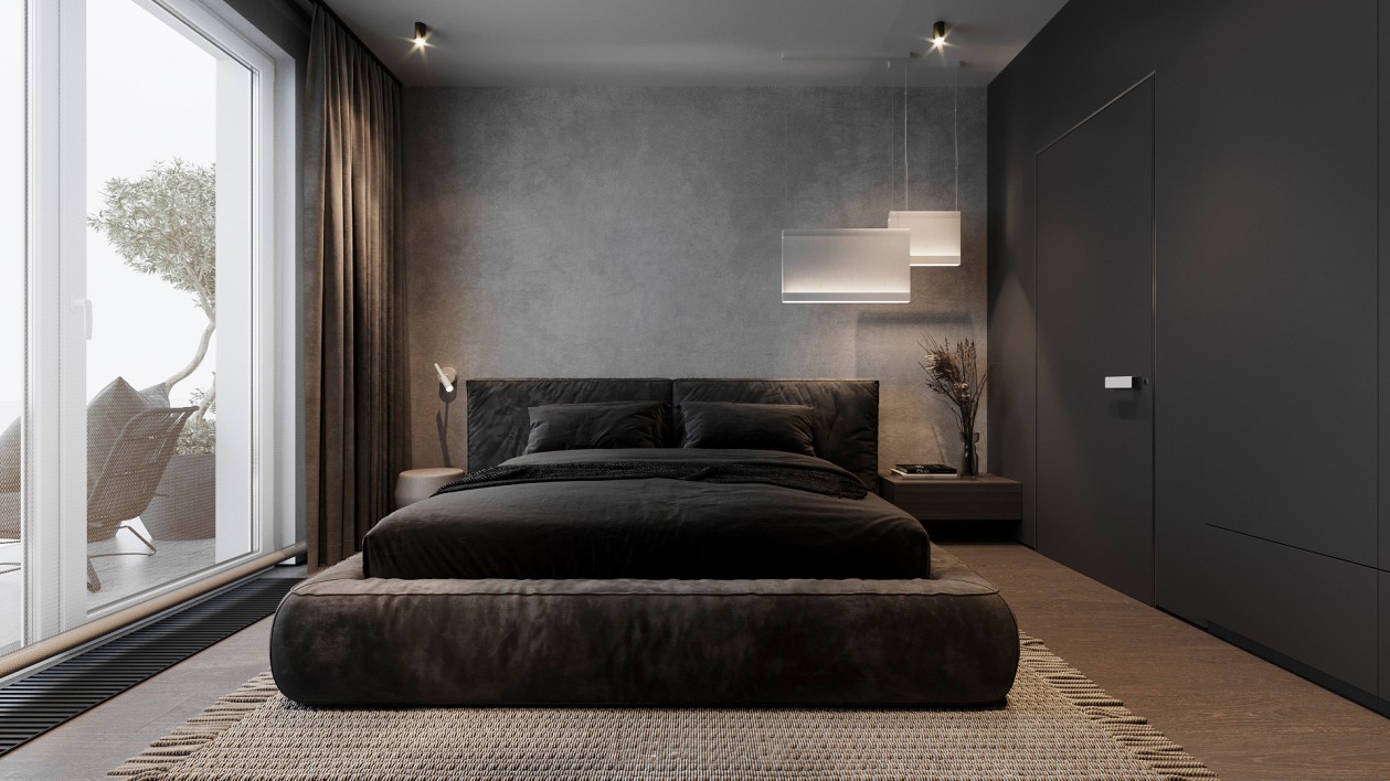 95㎡ 现代简约风公寓-18