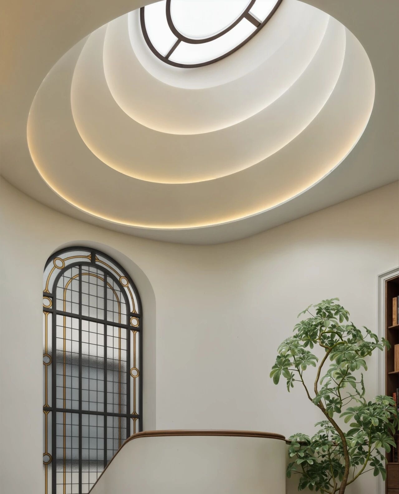 重庆紫檀庄园1300m²曲境别墅丨中国重庆丨美及空间设计-73