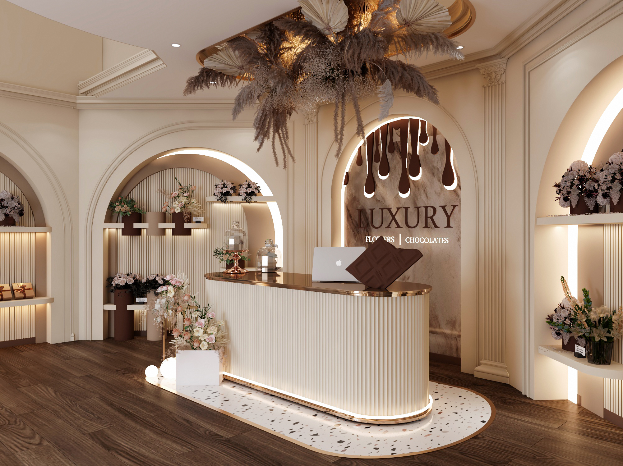 巧克力店室内设计丨omar studio-8