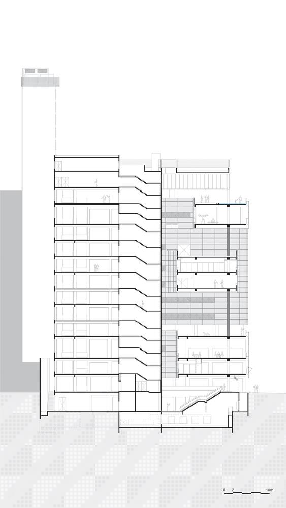 巴西圣保罗 SESC 24 de Maio 综合设施-20