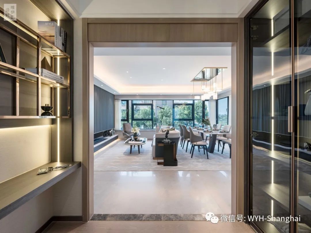 杭州承安•源翠府港式样板房，优雅奢华的艺术空间-5