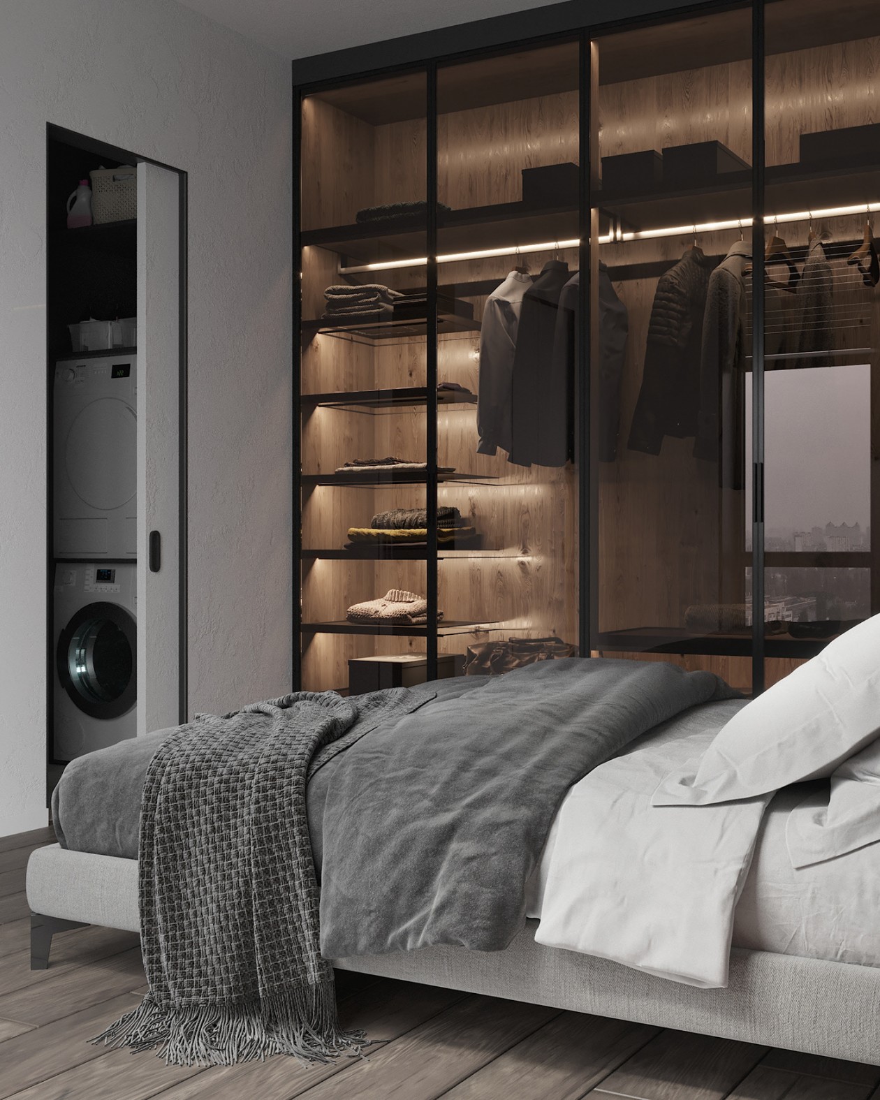 78.9㎡简约风公寓设计 太有感觉了吧！-13