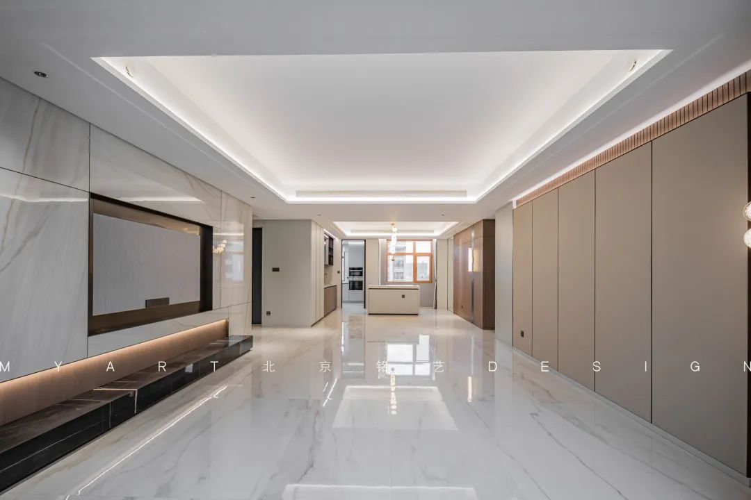 辛集·百合御景城一对一硬装实景丨北京铭艺-68