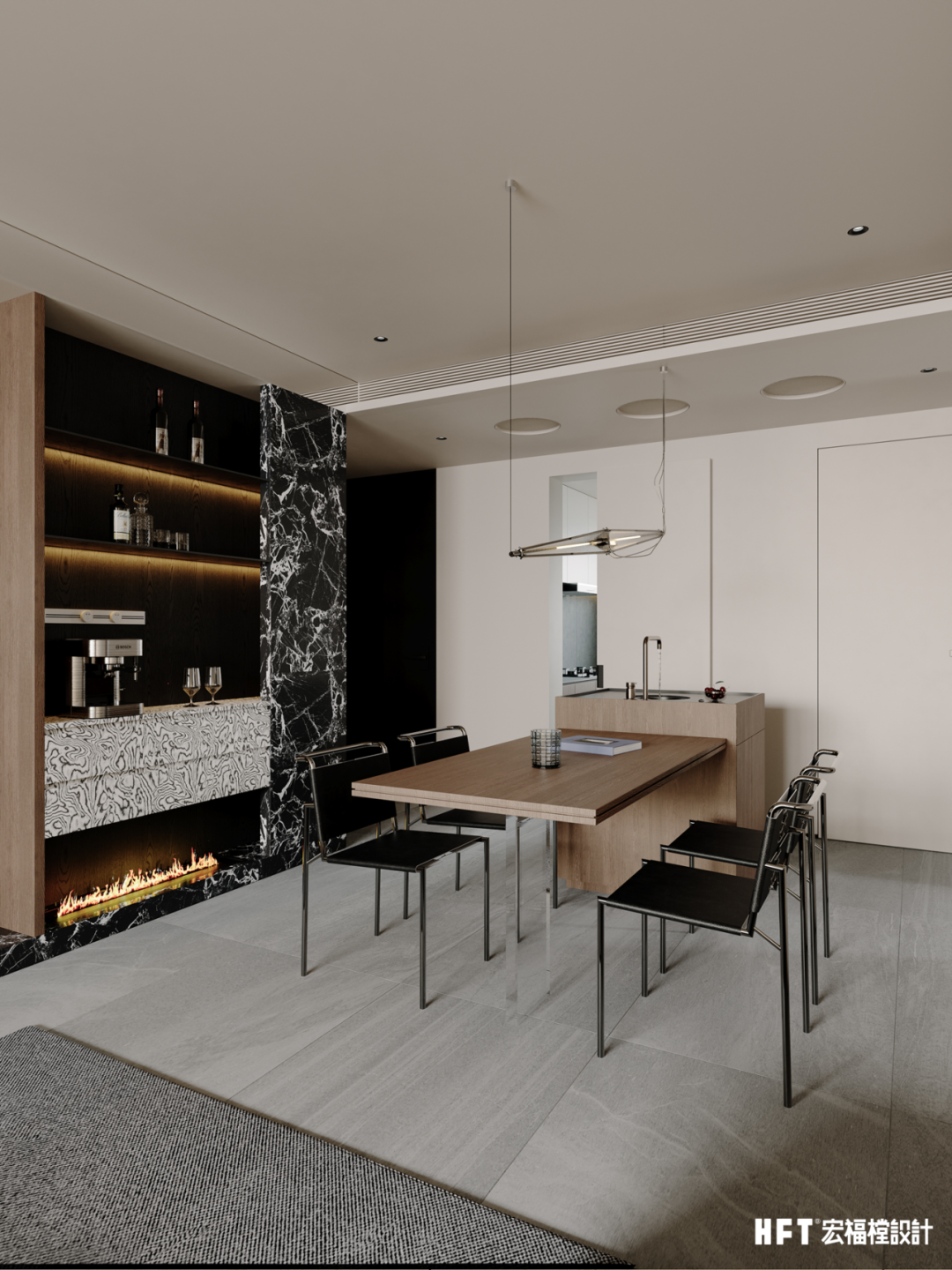 连云港宏福樘x财信铂悦府/140㎡意式极简，设计不是填满空间，而是为生活创造可能性-27