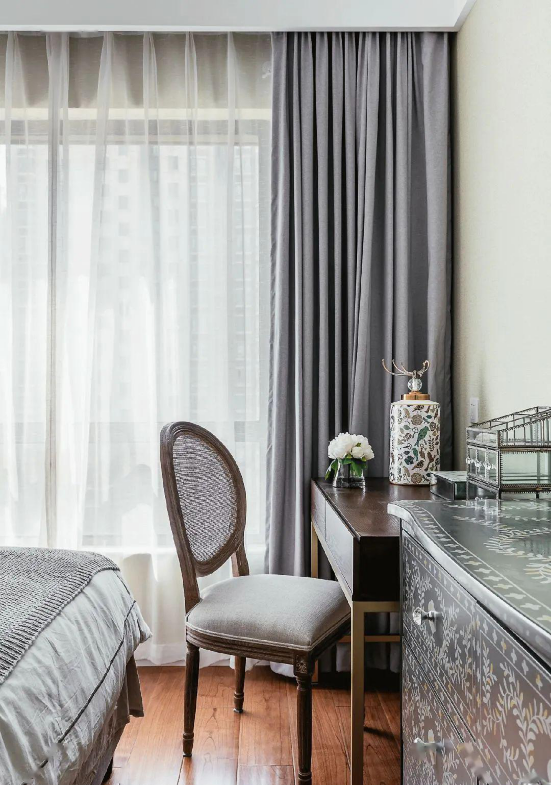 春日森林现代美式三居室-33