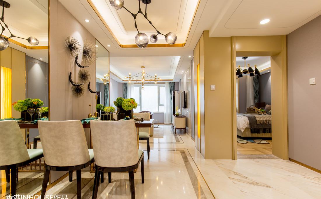 
INHOUSE设计：鑫江桂花园样板间软装 -3