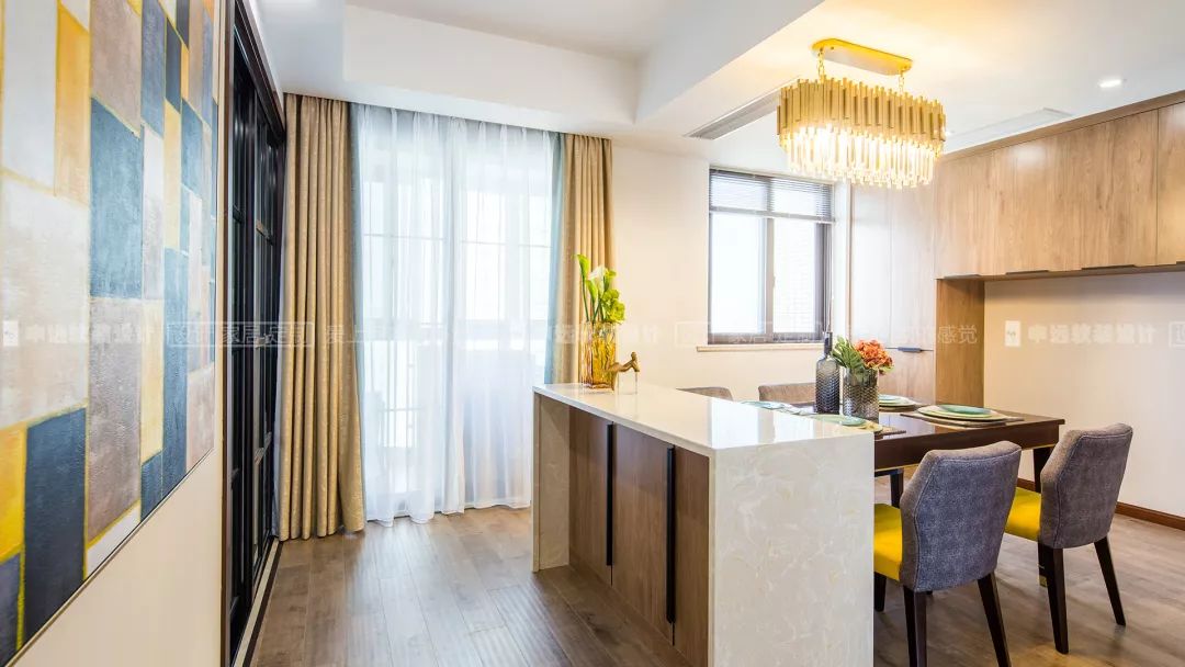 【申远软装百套实景案例】海琪园 119㎡ 现代轻奢-14