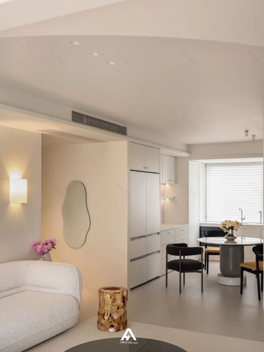 南昌阿鹤设计|自带清凉感的家,淡彩绿意~-30