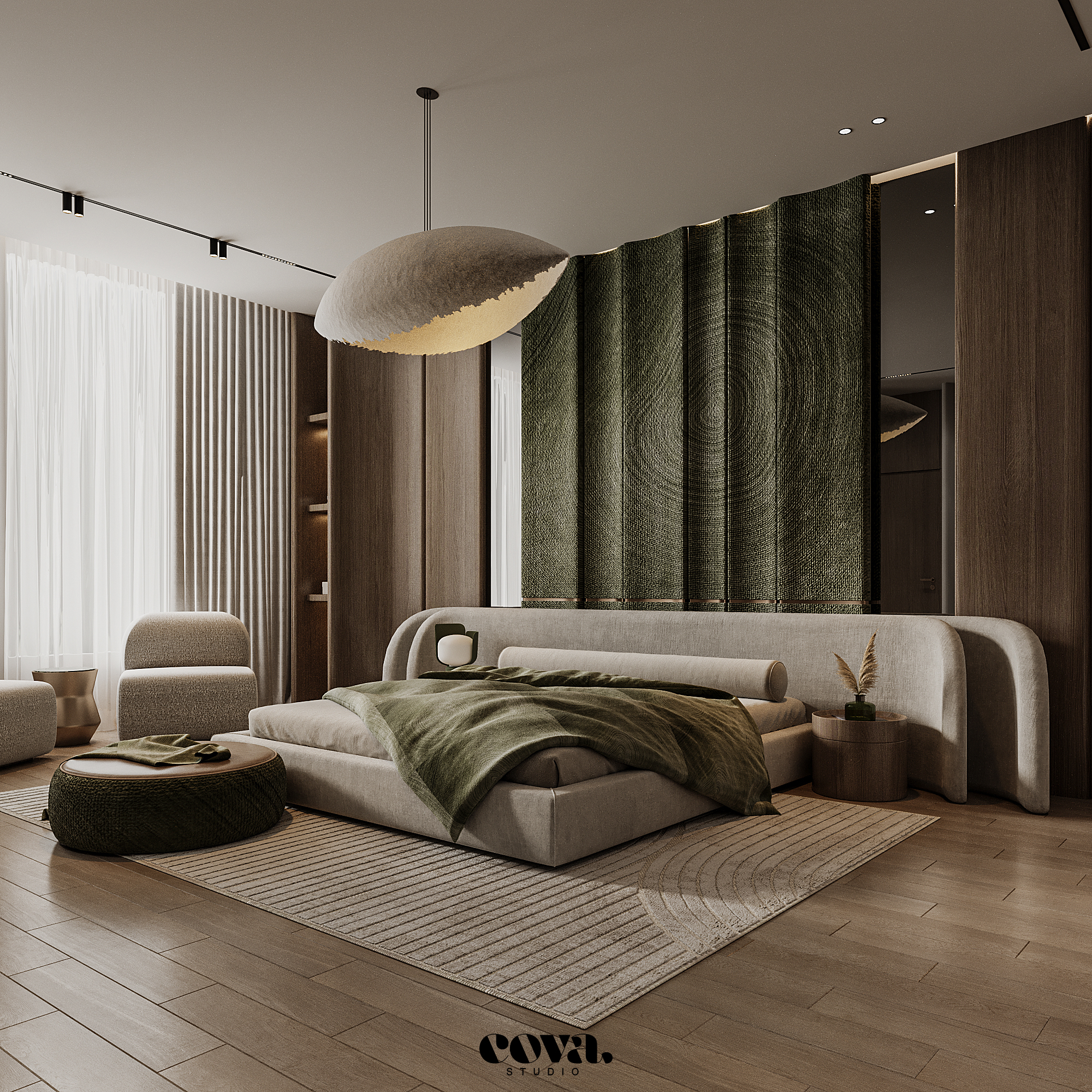主卧室丨沙特阿拉伯丨Cova Studio-9