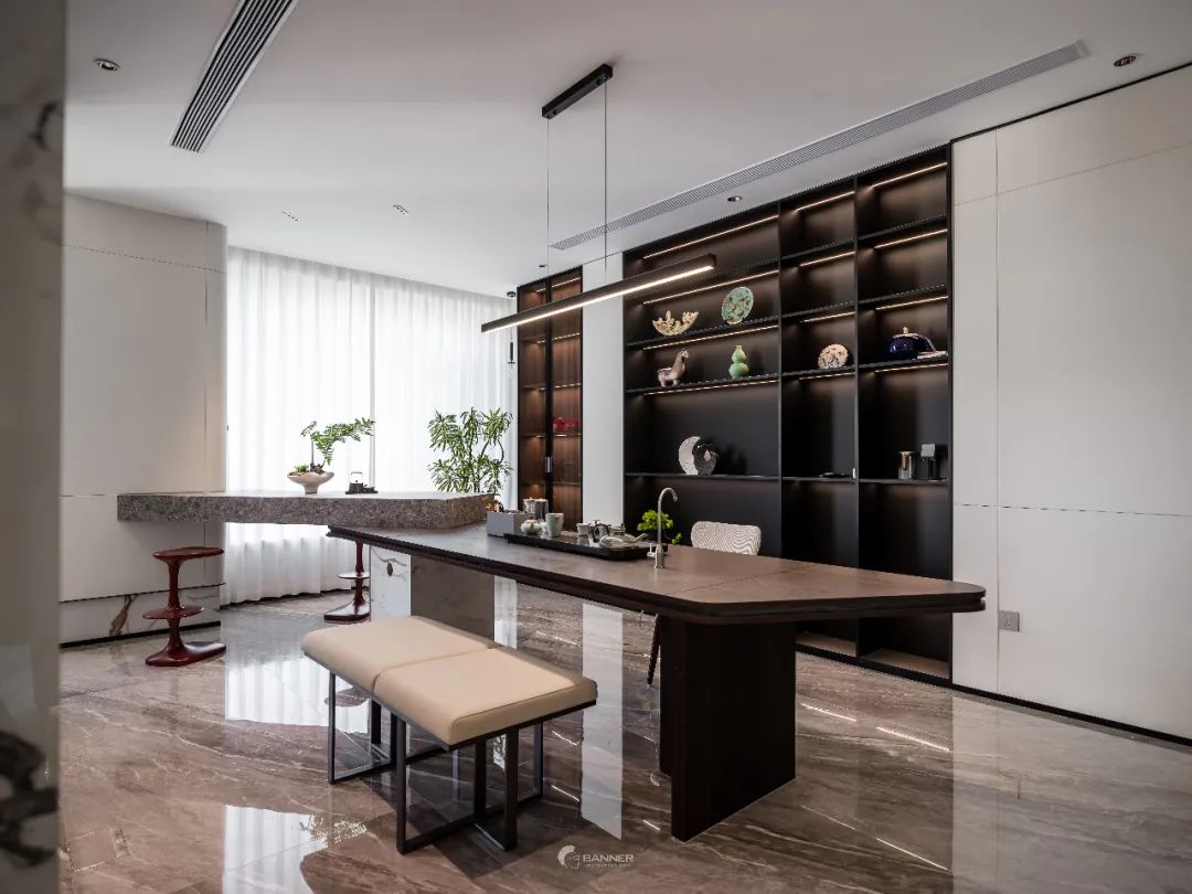 意式极简平层住宅设计丨中国延安丨赵振庭-29