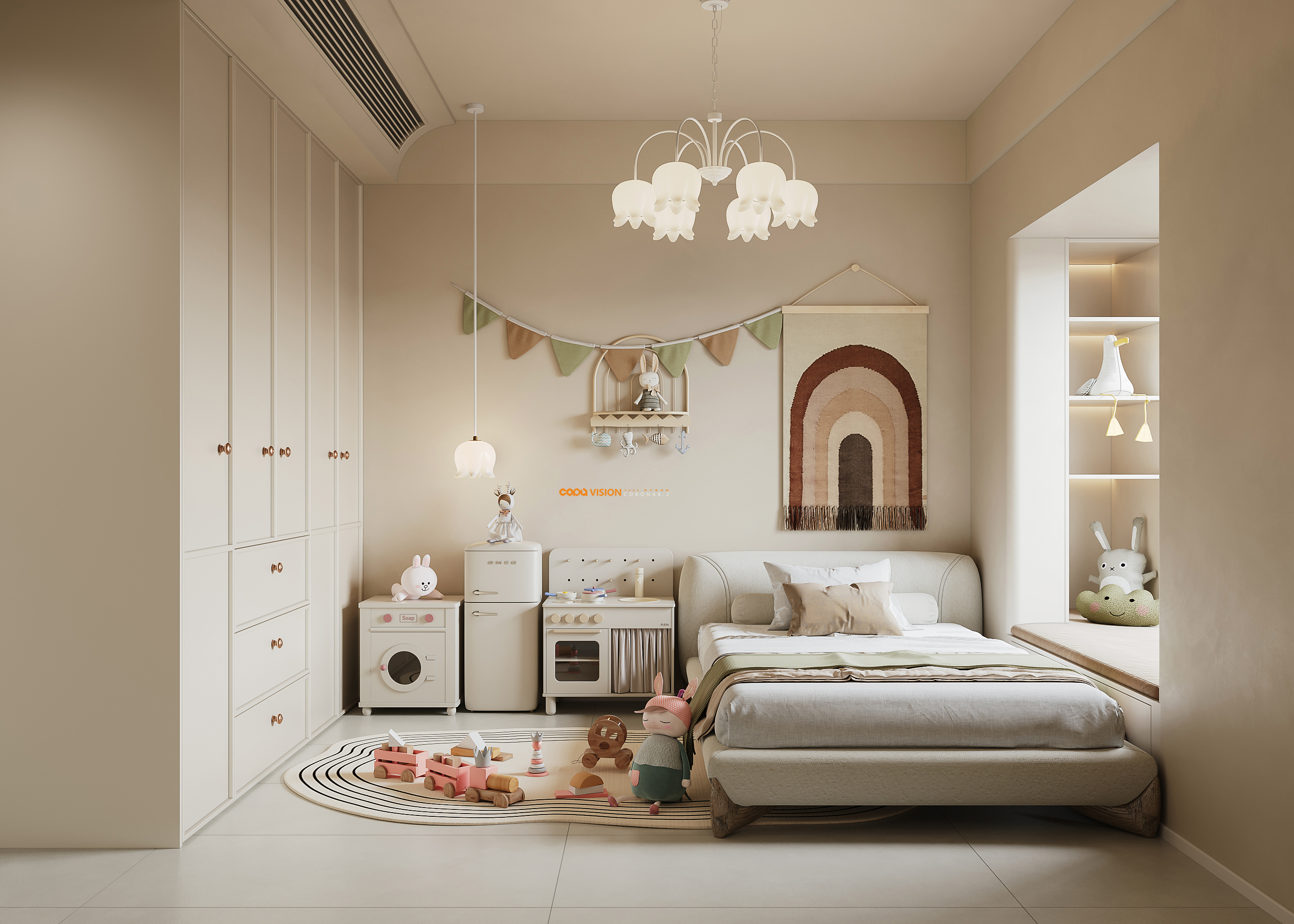 靠背视觉 2022 年中下旬家装效果图表现作品-97