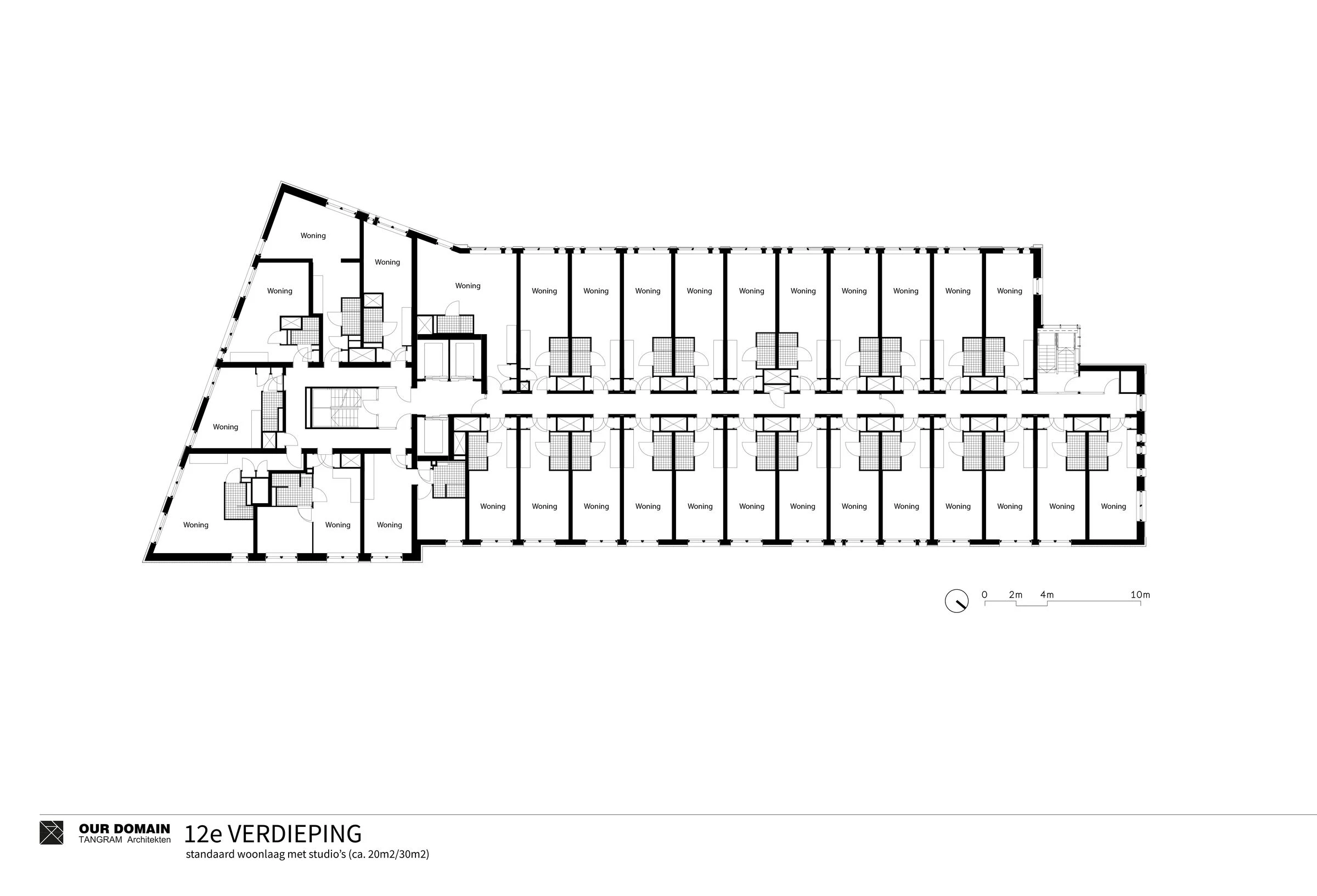 OurDomain Rotterdam Blaak 学生公寓丨荷兰鹿特丹丨TANGRAM Architekten-40