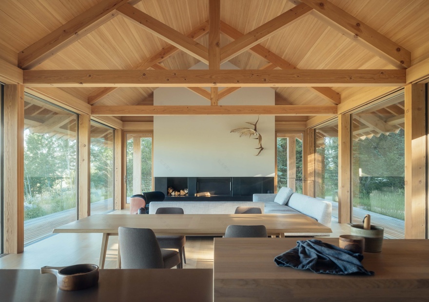 Snake River Cabin住宅丨美国怀俄明丨McLean Quinlan-13