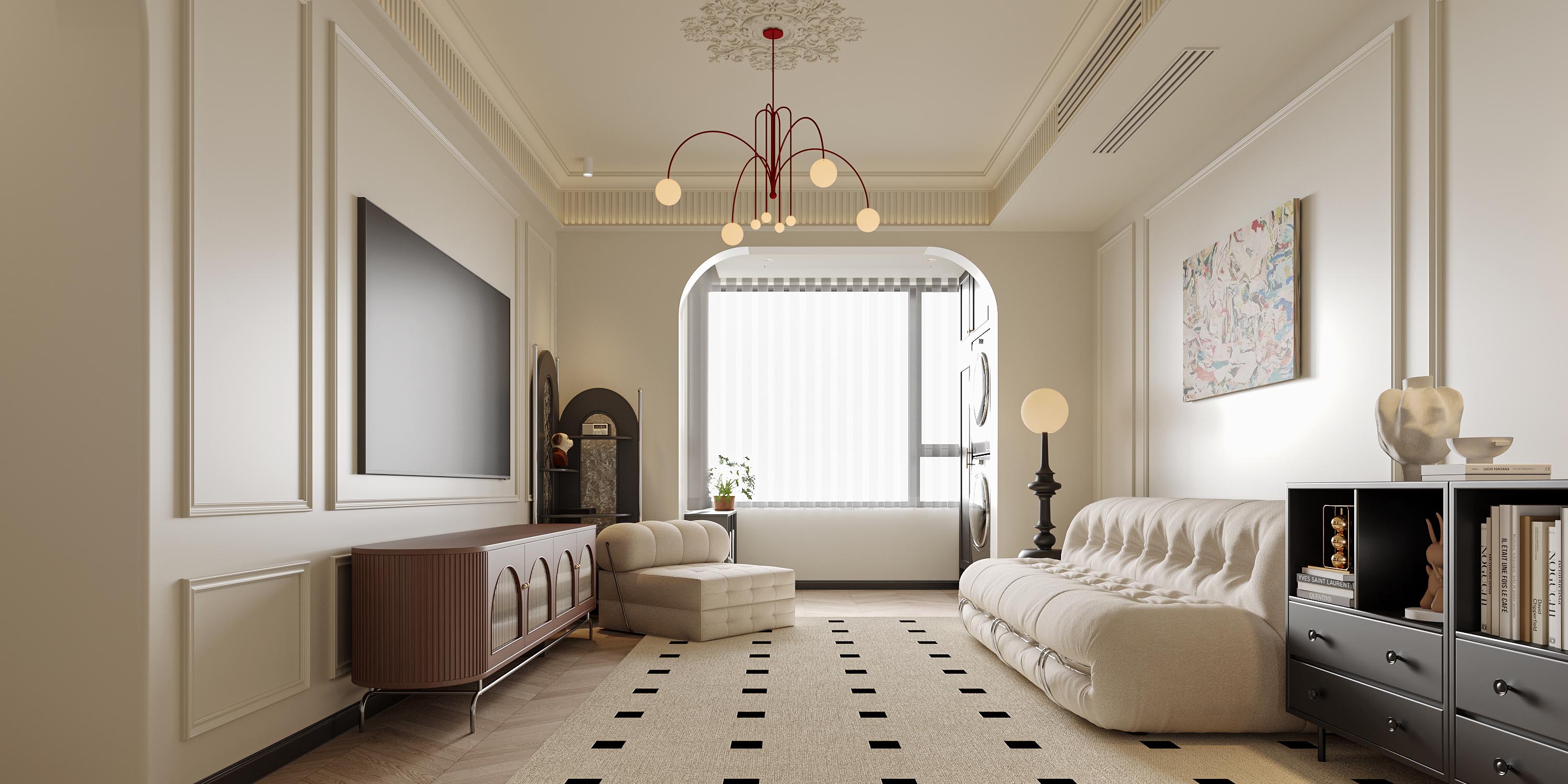 DEFIN DESIGN | 阳光汾河湾法式复古-8